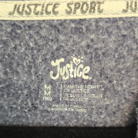 Justice Kids Multicolor Zip-Up Jacket - Picture 4 of 5